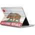 California Flag Light Wood Surface Laptop Studio Skin